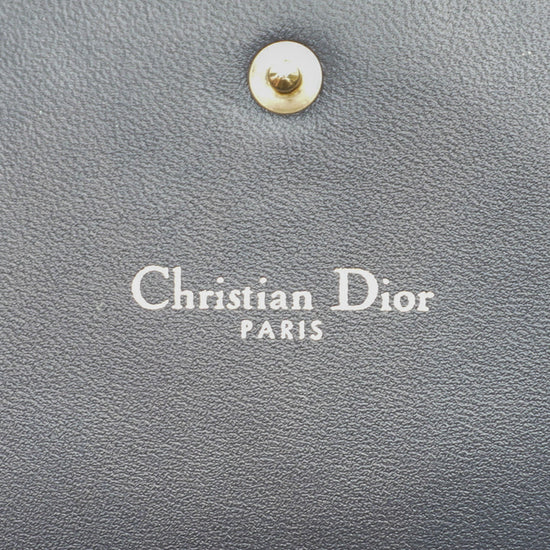 Christian Dior Blue CD Oblique Wallet On Chain