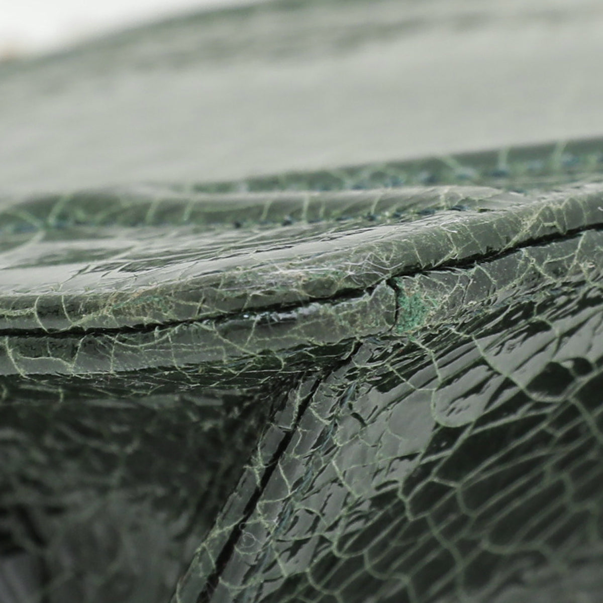 Christian Dior Green Ceramic Effect Deerskin Diorama Club Bag-Christian Dior-THE CLOSET