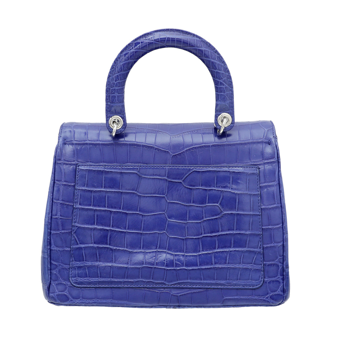 Christian Dior Blue Crocodile Be Dior Small Bag