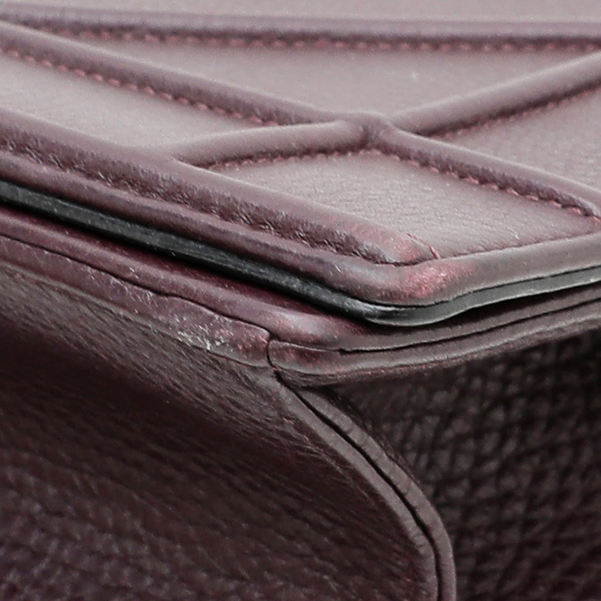 Christian Dior Burgundy Diorama Medium Bag-Christian Dior-THE CLOSET