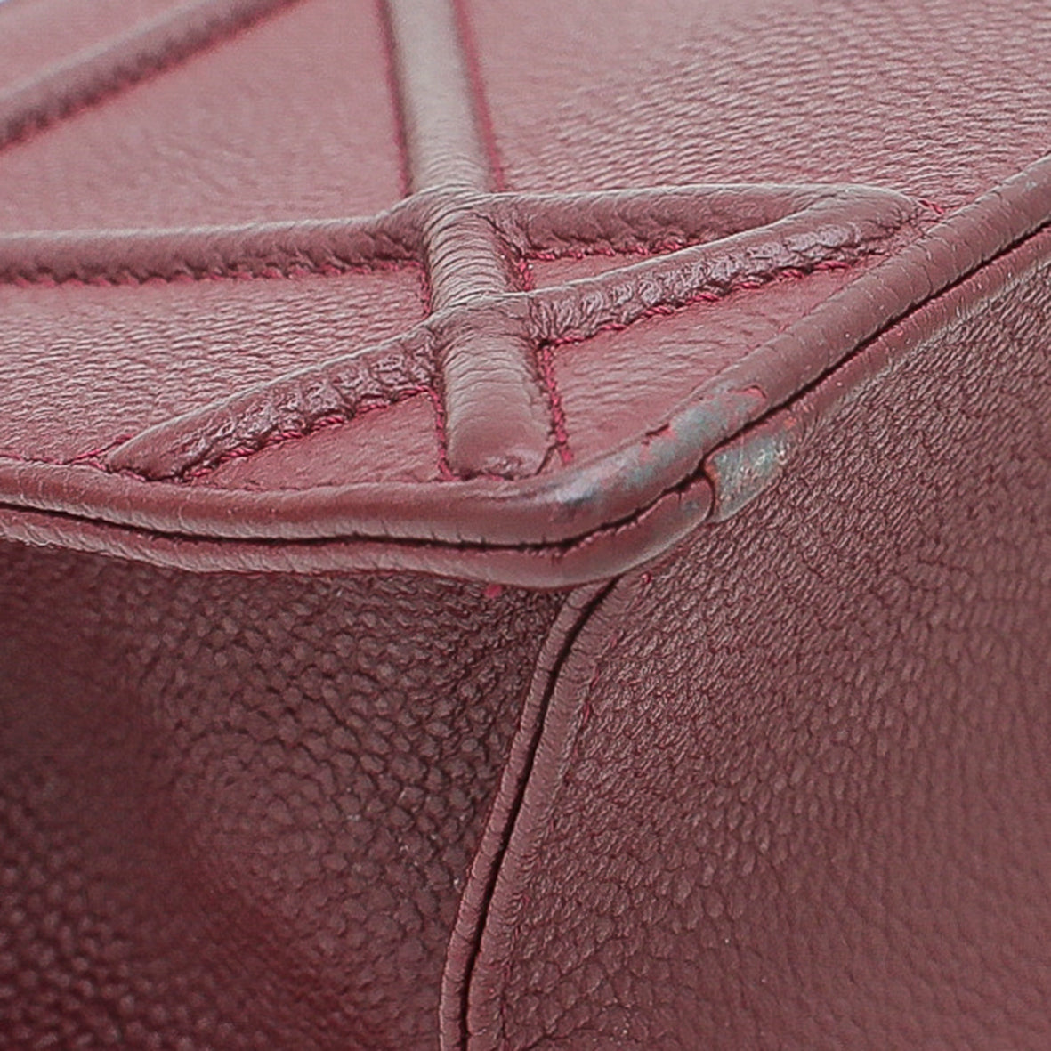 Christian Dior Burgundy Diorama Medium Flap Bag-Christian Dior-THE CLOSET