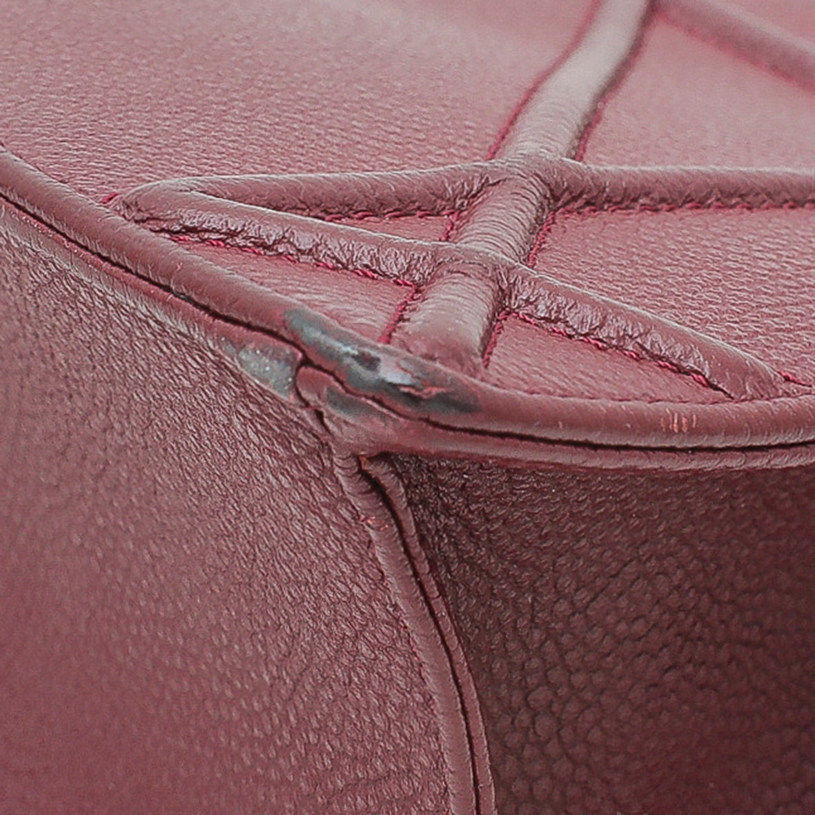 Christian Dior Burgundy Diorama Medium Flap Bag-Christian Dior-THE CLOSET