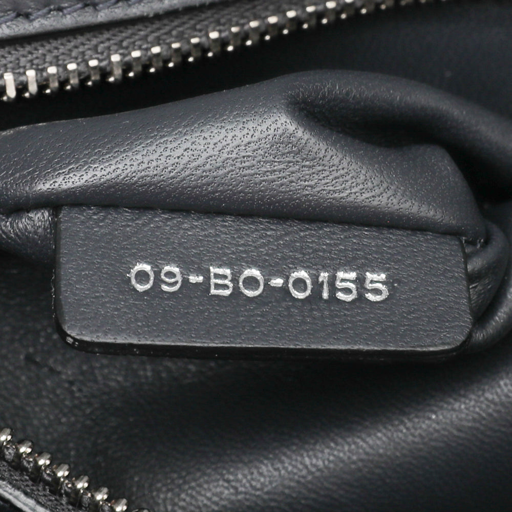 Christian Dior Metallic Blue Diorama Micro Cannage Flap Bag-Christian Dior-THE CLOSET