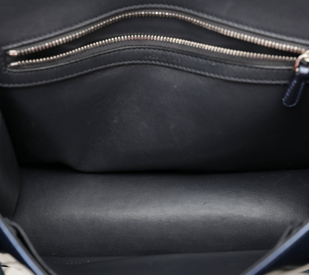 Christian Dior Metallic Blue Diorama Micro Cannage Flap Bag-Christian Dior-THE CLOSET