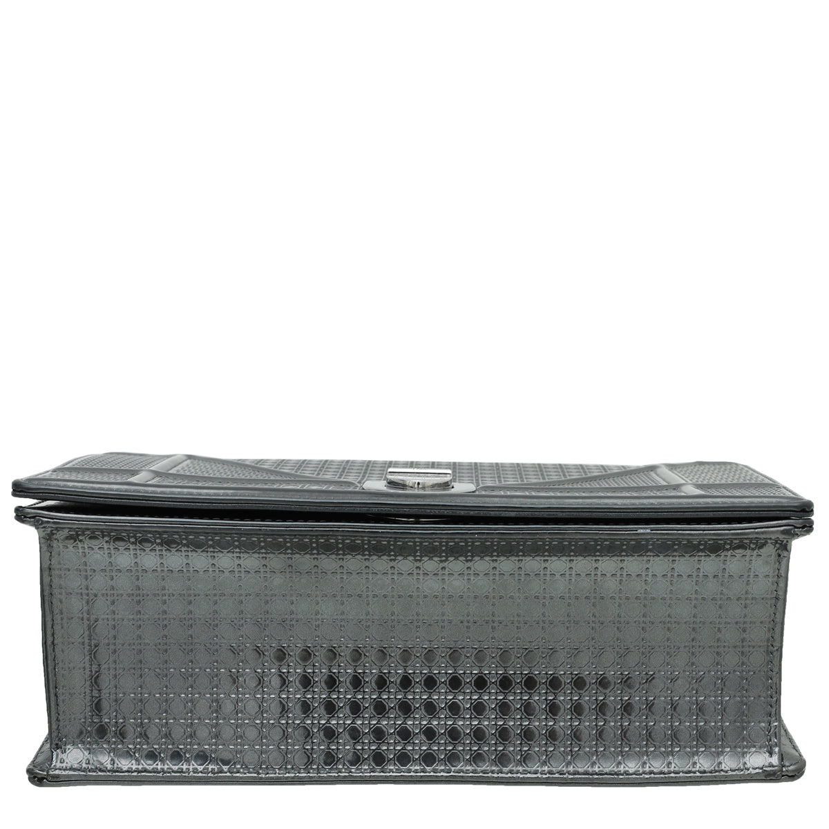 Christian Dior Charcoal Diorama Microcannage Medium Bag-Christian Dior-THE CLOSET