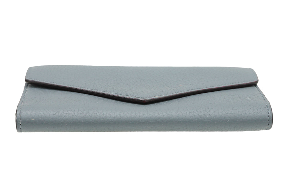 Christian Dior Dark Gray Diorissimo Slim Envelope Wallet-Christian Dior-THE CLOSET