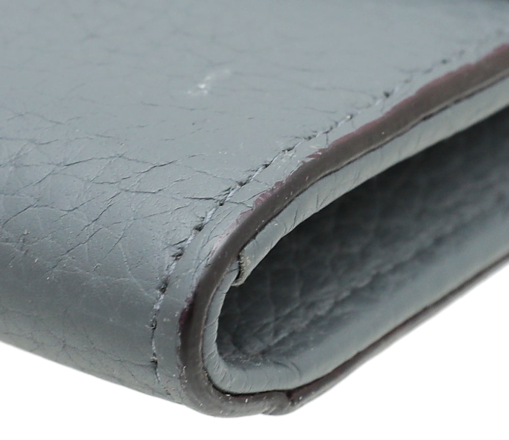 Christian Dior Dark Gray Diorissimo Slim Envelope Wallet-Christian Dior-THE CLOSET