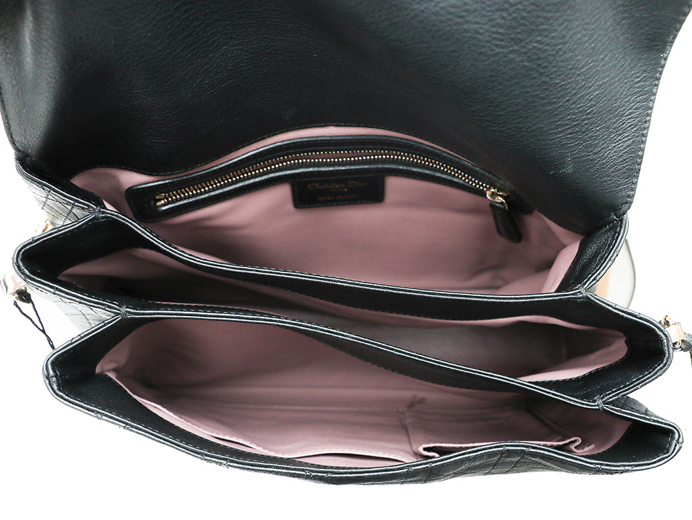 Christian Dior Black Diorling Flap Chain Medium Bag-Christian Dior-THE CLOSET