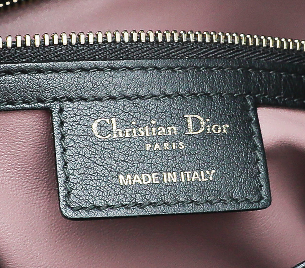 Christian Dior Black Diorling Flap Chain Medium Bag