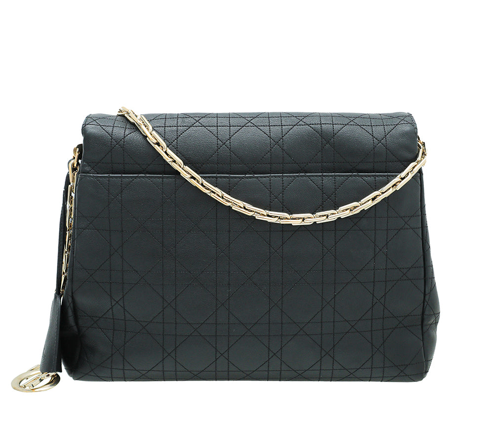 Christian Dior Black Diorling Flap Chain Medium Bag-Christian Dior-THE CLOSET