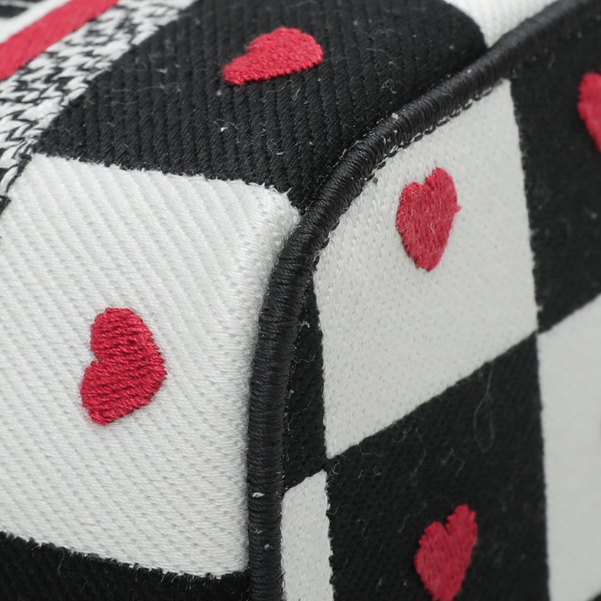 Christian Dior Tricolor Diortravel Dioramour D Chess Heart Bag-Christian Dior-THE CLOSET