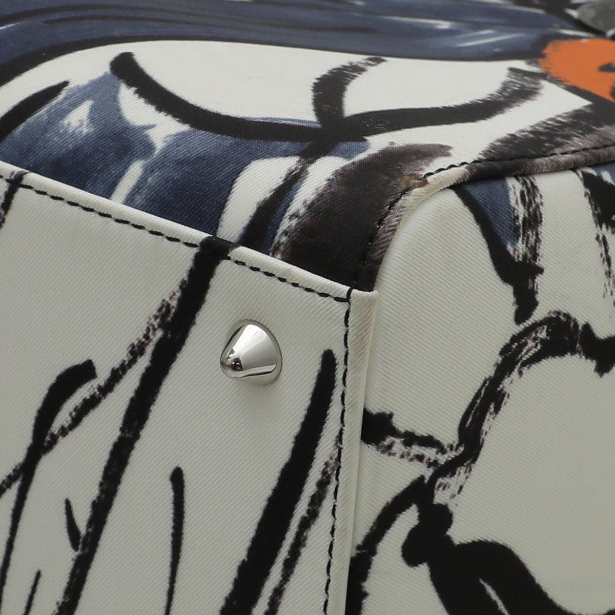 Christian Dior Multicolor Floral Graffiti Lady Dior By Raf Simons Bag-Christian Dior-THE CLOSET