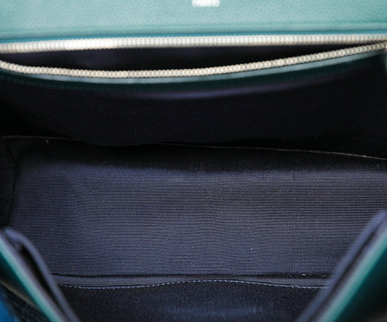 Christian Dior Forest Green Diorama Shoulder Bag
