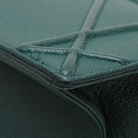 Christian Dior Forest Green Diorama Shoulder Bag