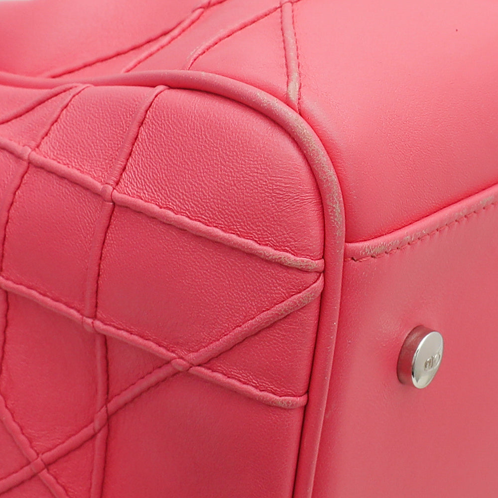 Christian Dior Pink Granville Polochon Bag
