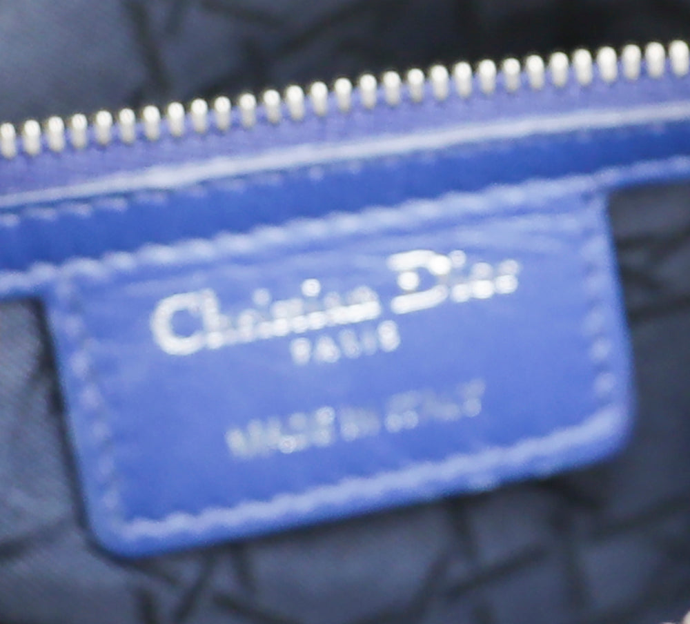 Christian Dior Blue Lady Dior Medium Bag-Christian Dior-THE CLOSET