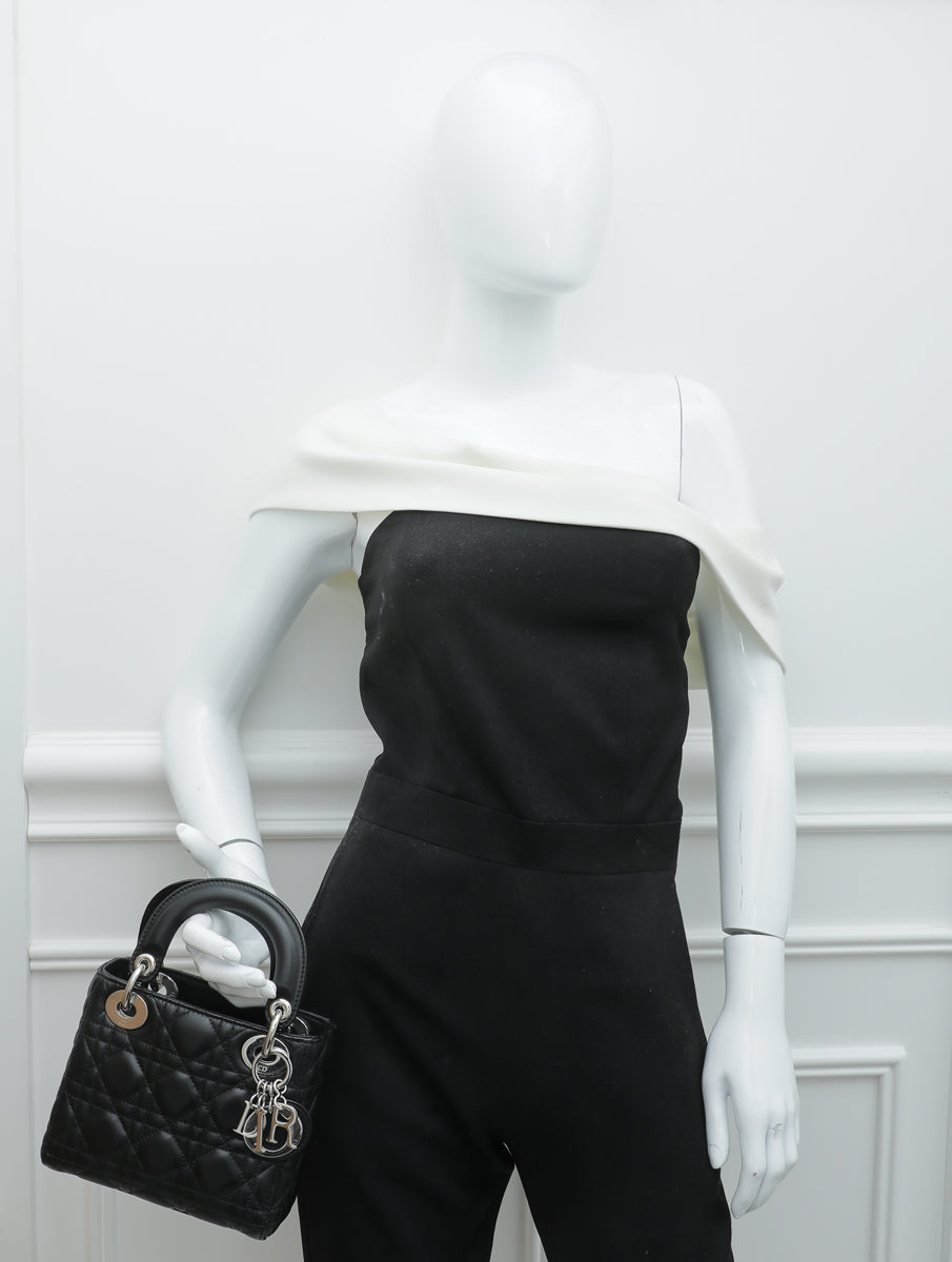 Christian Dior Black Lady Dior Mini Bag-Christian Dior-THE CLOSET