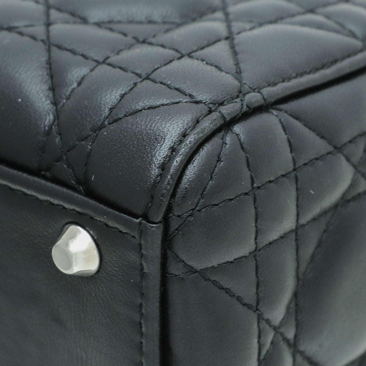 Christian Dior Black Lady Dior Mini Bag-Christian Dior-THE CLOSET