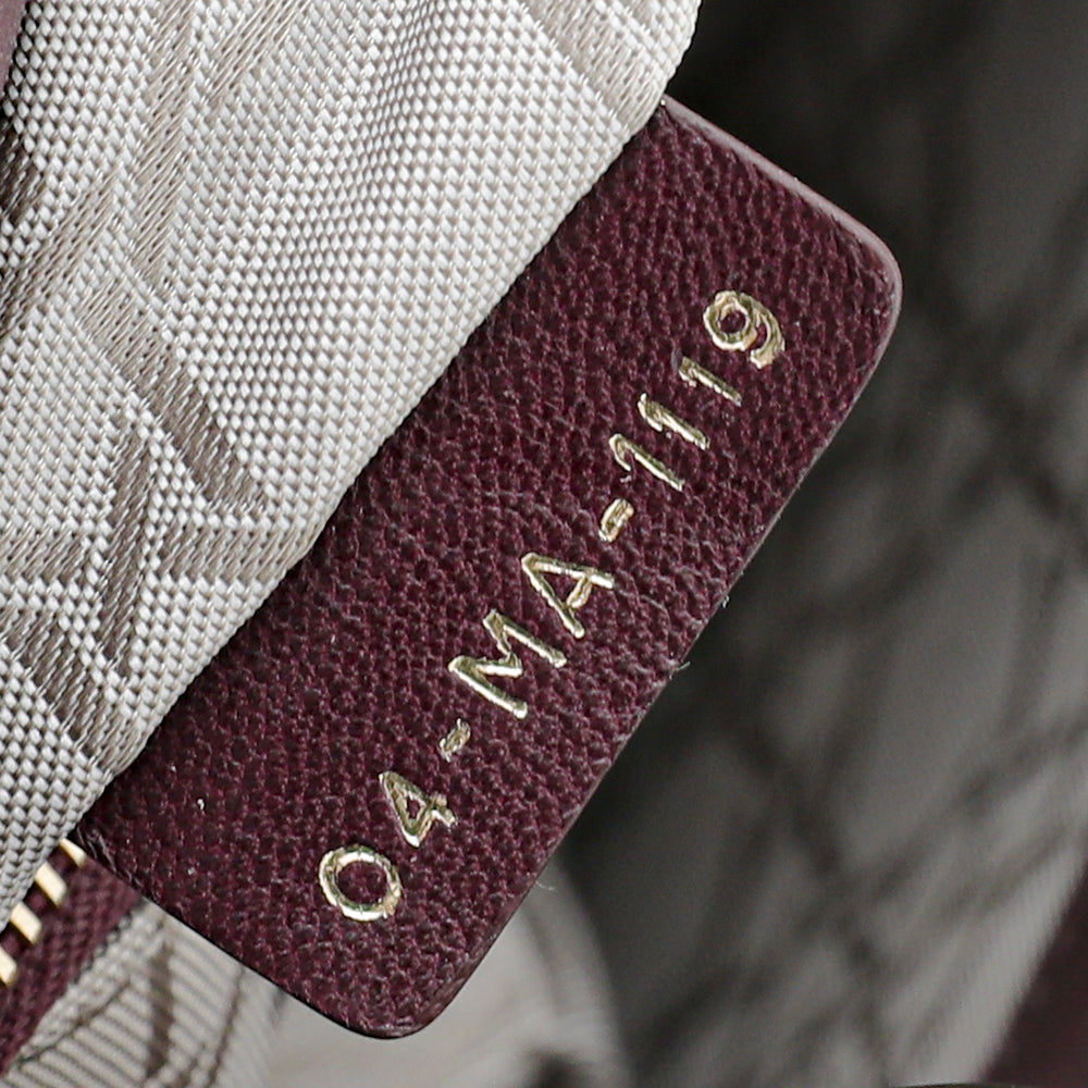 Christian Dior Burgundy Lady Dior Mini Chain Bag-Christian Dior-THE CLOSET