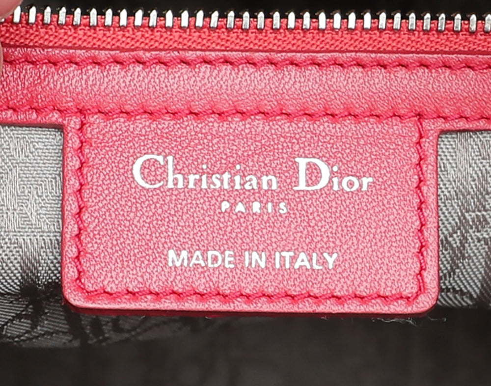 Christian Dior Red Lady Dior Large Bag-Christian Dior-THE CLOSET