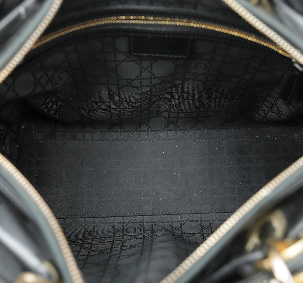 Christian Dior Black Lady Dior Large Bag-Christian Dior-THE CLOSET