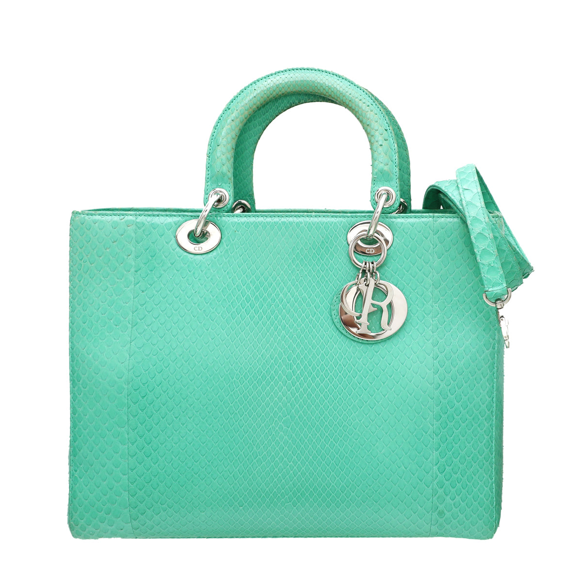Mini Lady Dior Bag Sage Green Patent Cannage Calfskin  DIOR US