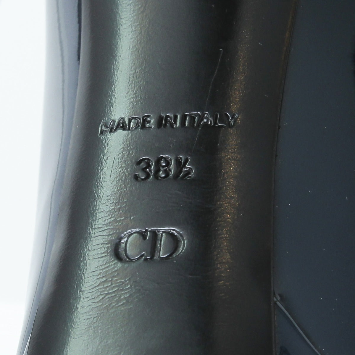 Christian Dior Dark Blue Cannage Peeptoe Heels 38 1-2-Christian Dior-THE CLOSET