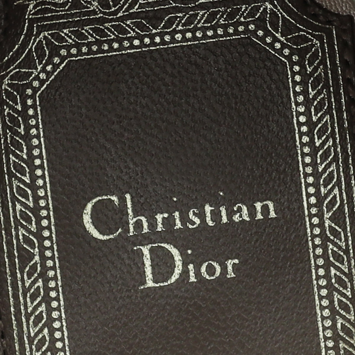 Christian Dior Silver Micro Cannage Cherie Pointed Toe 39-Christian Dior-THE CLOSET