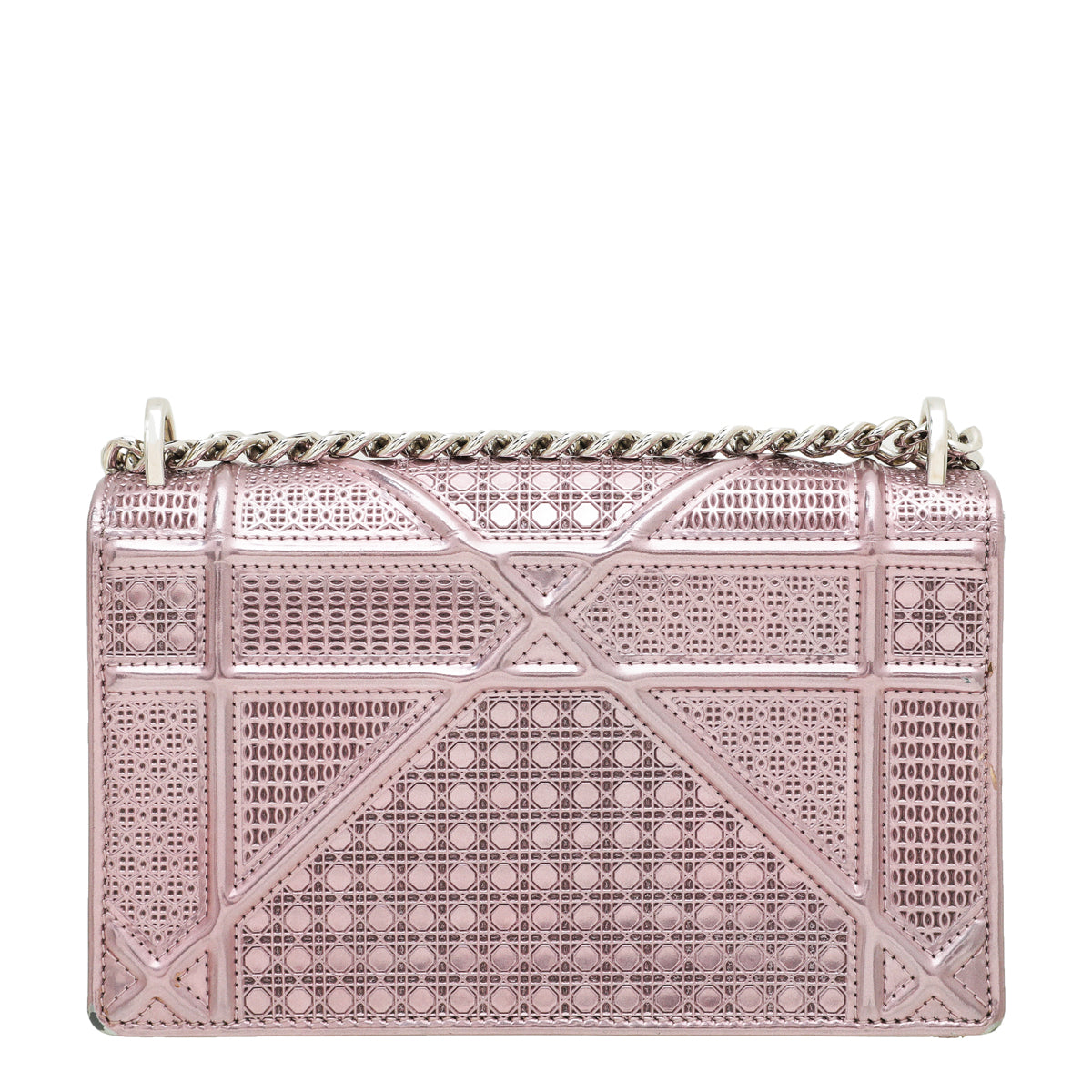 Christian Dior Pink Micro Cannage Diorama Mini Chain Bag-Christian Dior-THE CLOSET
