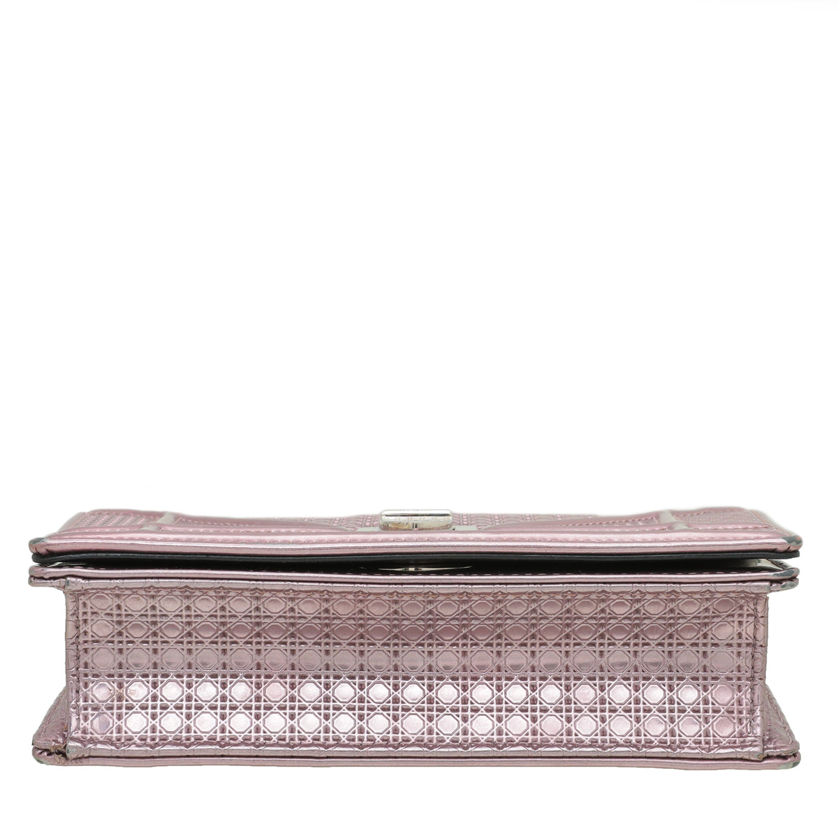 Christian Dior Pink Micro Cannage Diorama Mini Chain Bag-Christian Dior-THE CLOSET