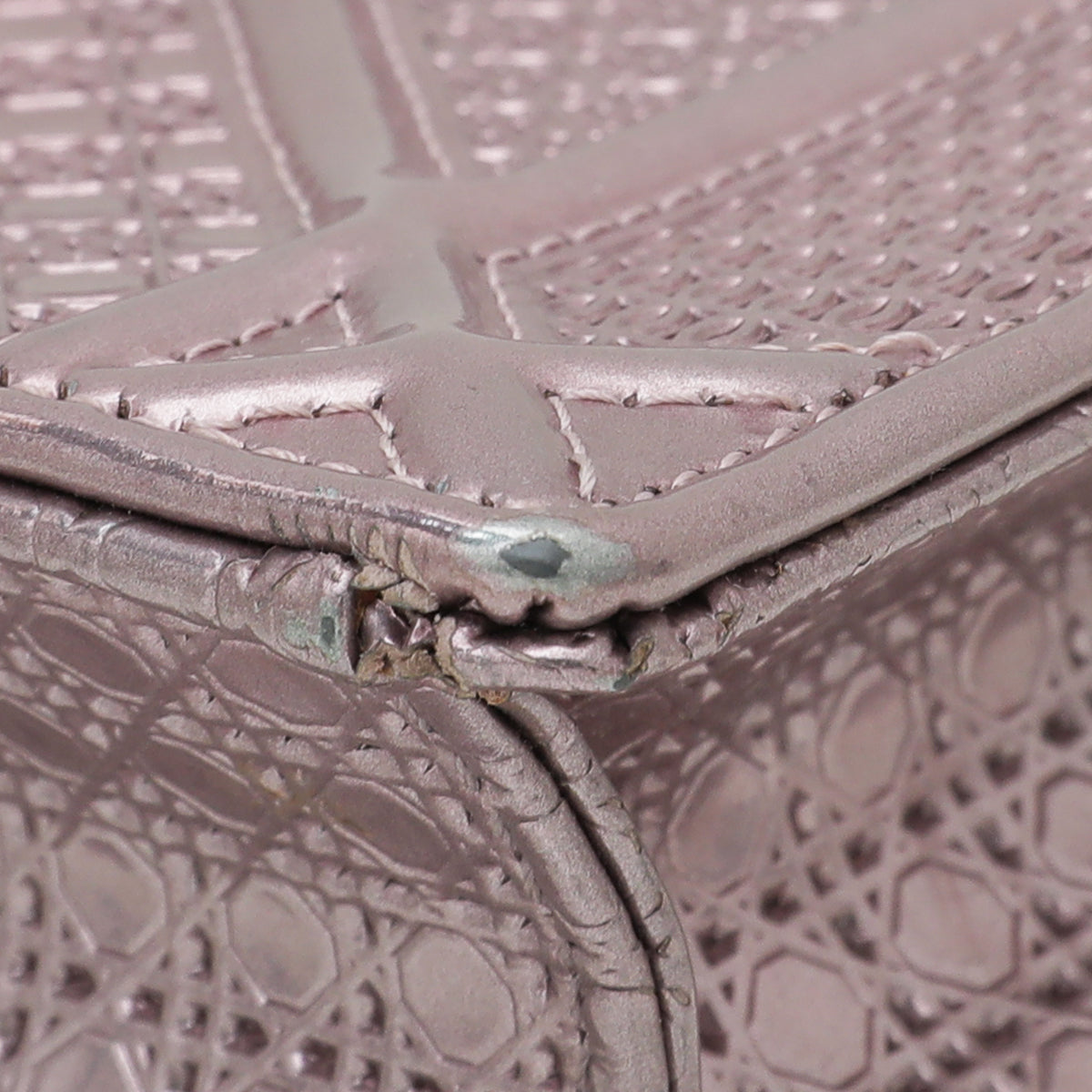 Christian Dior Pink Micro Cannage Diorama Mini Chain Bag-Christian Dior-THE CLOSET