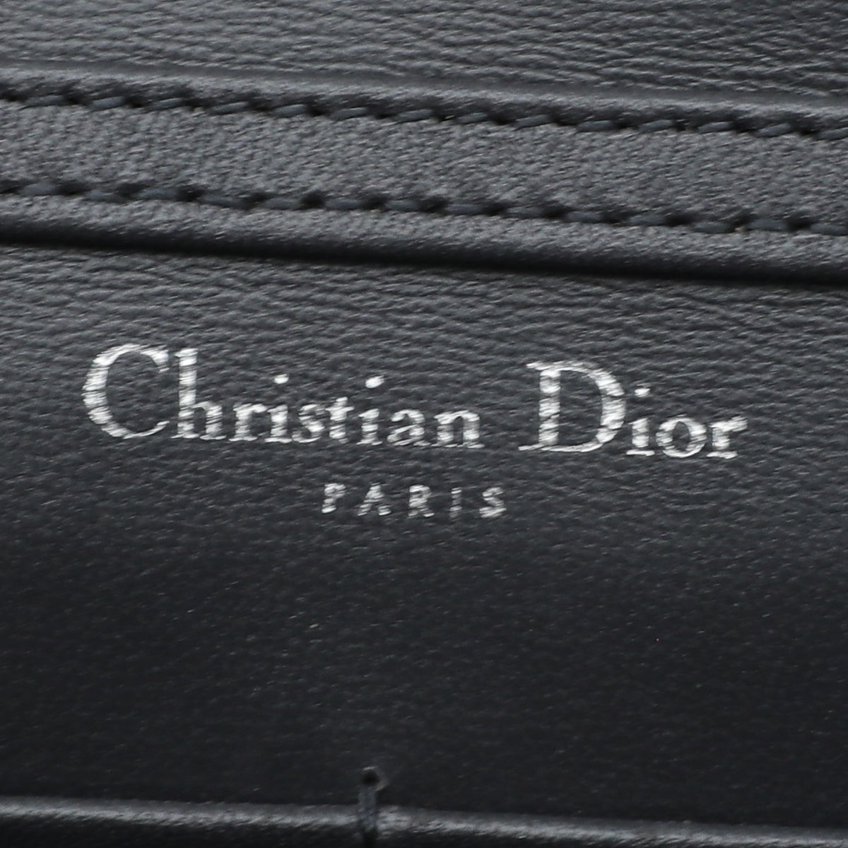 Christian Dior Light Pink Microcannage Diorama Wallet On Chain