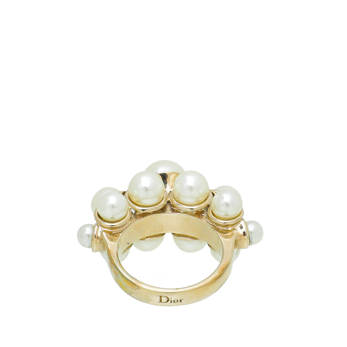 Christian Dior White Mise En Dior Ring Medium-Christian Dior-THE CLOSET