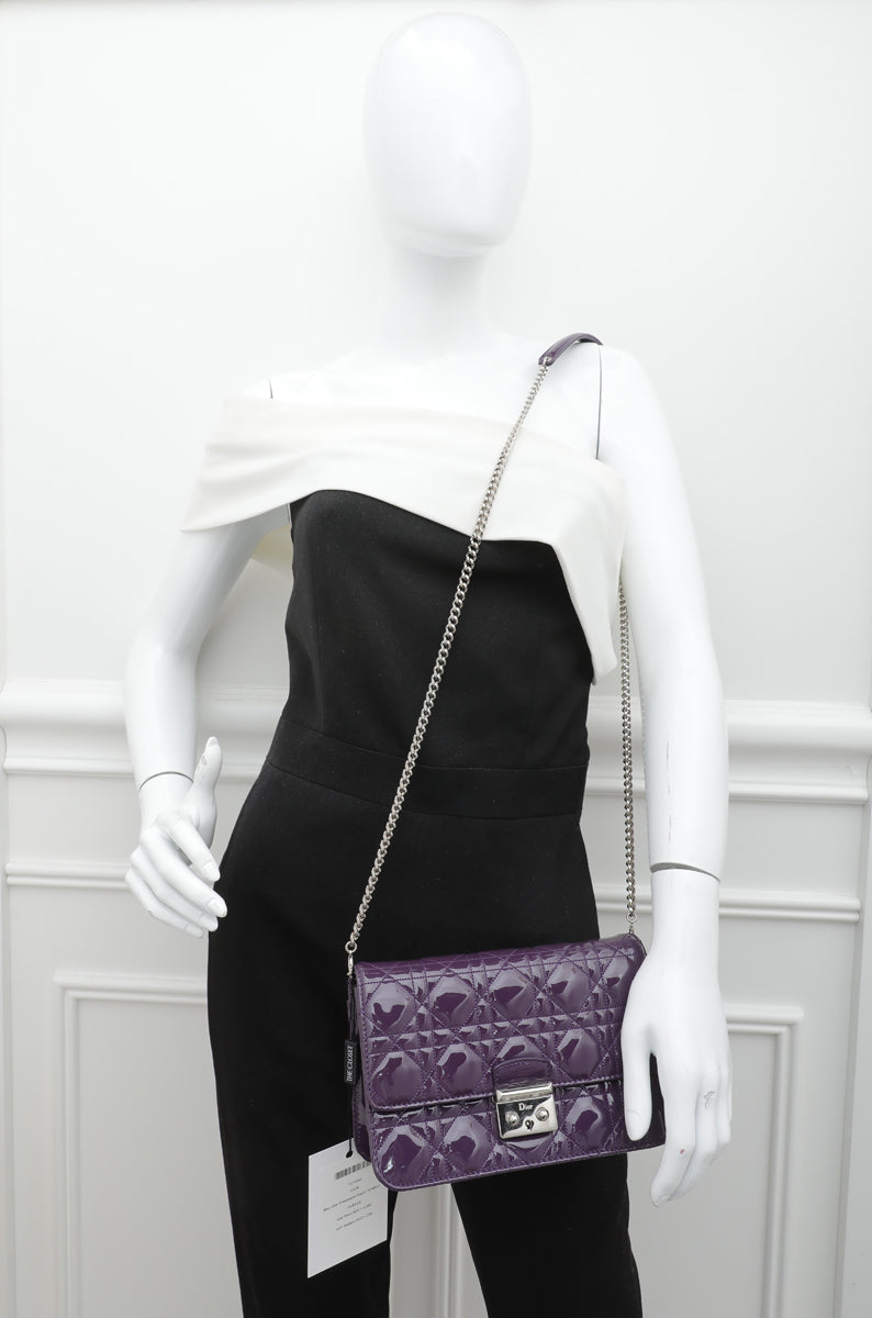 Christian Dior Purple Miss Dior Promenade Pouch-Christian Dior-THE CLOSET