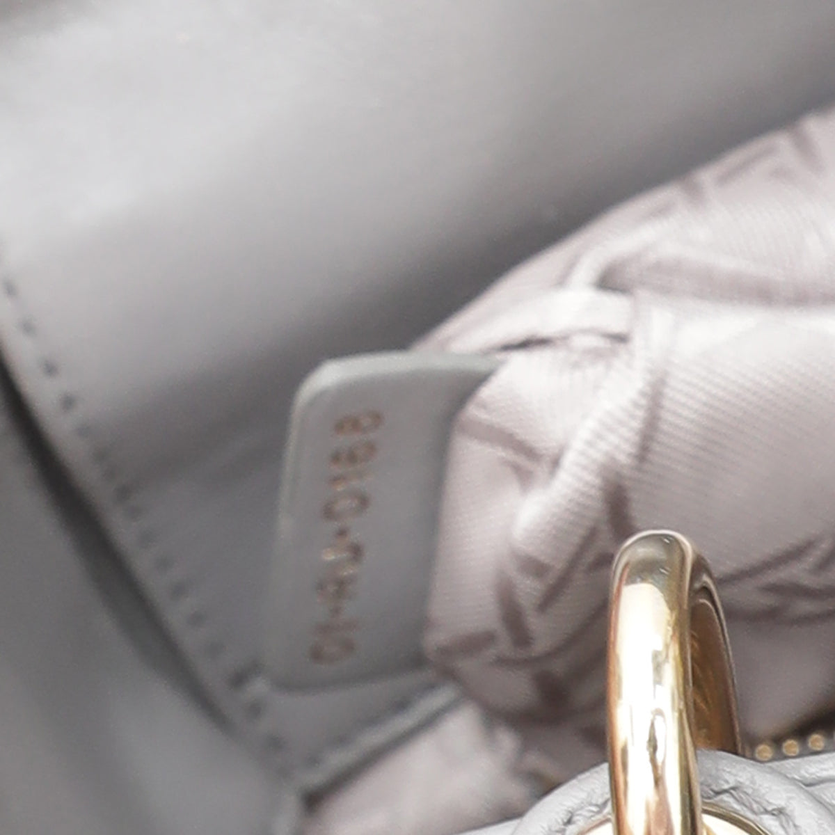 Christian Dior Gray My Abc Lady Dior Bag W- 3 Badges-Christian Dior-THE CLOSET