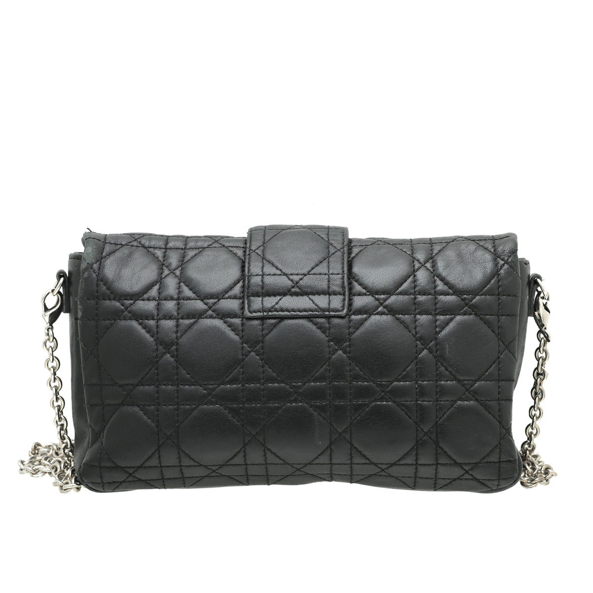 Christian Dior Black New Lock Cannage Chain Pouch-Christian Dior-THE CLOSET