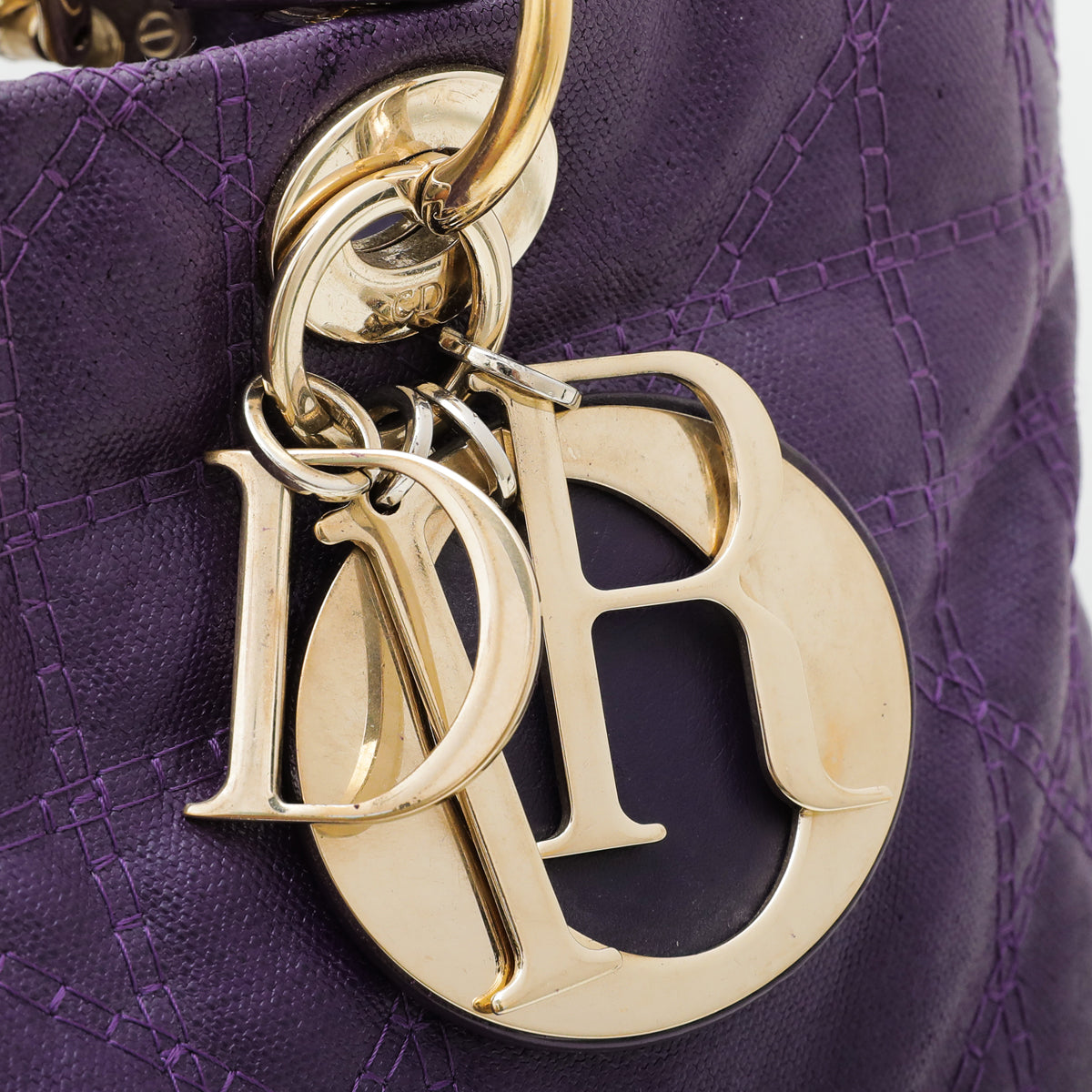 Christian Dior 2011 Purple Panarea Tote Shoulder Bag · INTO