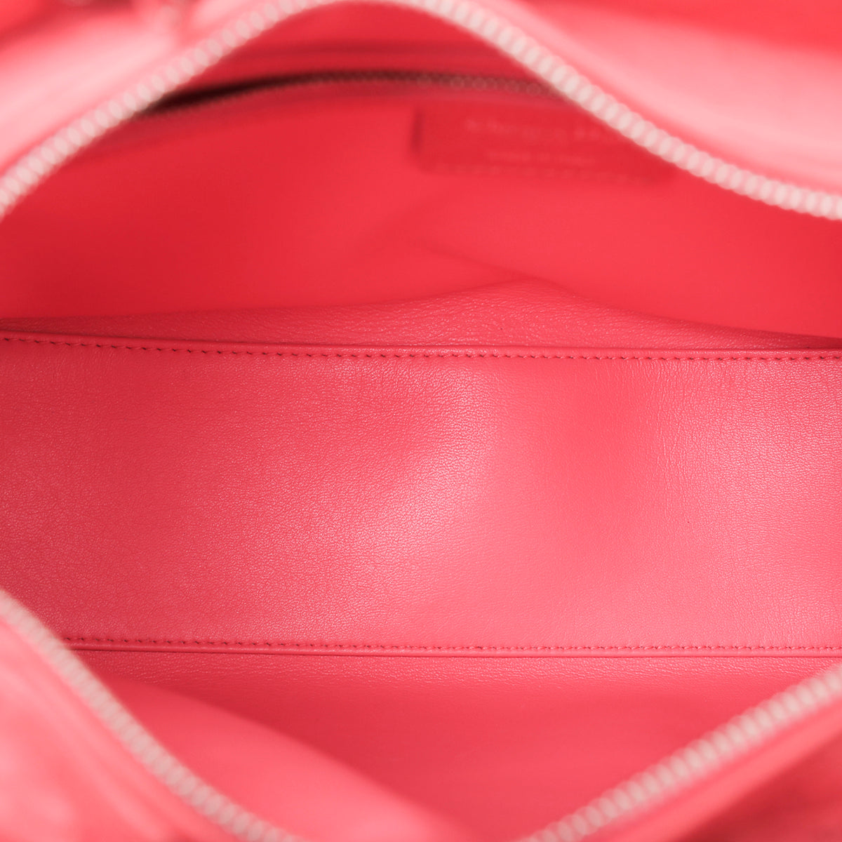 Christian Dior Coral Ostrich Lady Dior Bag-Christian Dior-THE CLOSET