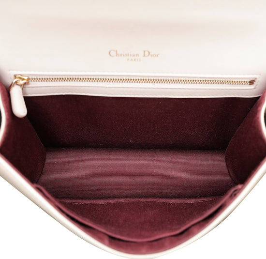 Christian Dior Biege Diorama Medium Flap Bag