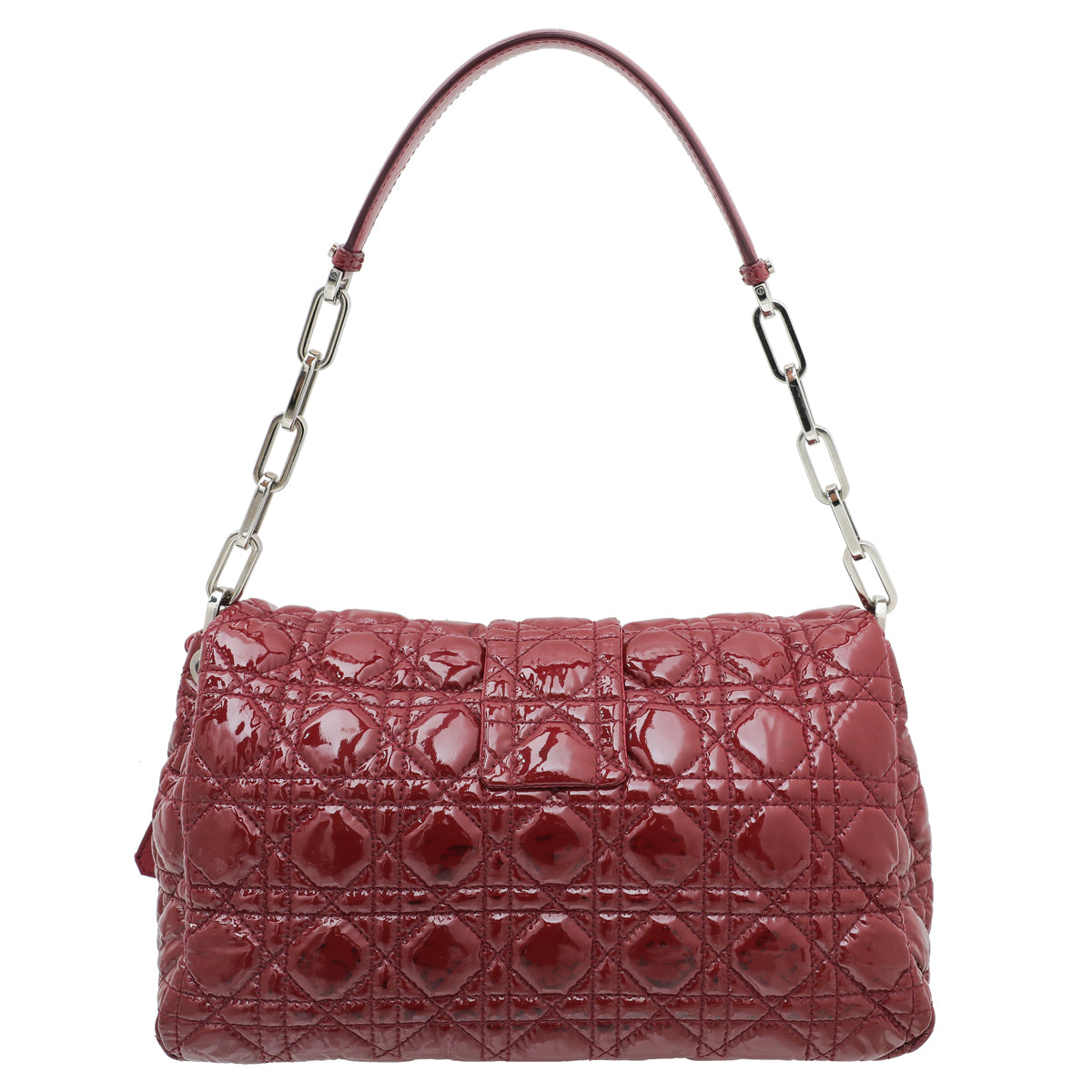 Christian Dior Red New Lock Flap Chain Bag-Christian Dior-THE CLOSET