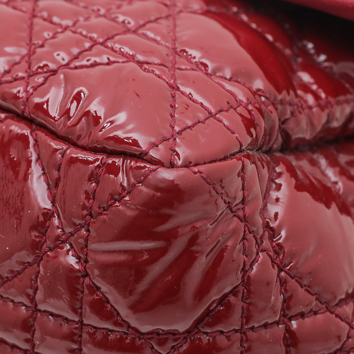 Christian Dior Red New Lock Flap Chain Bag-Christian Dior-THE CLOSET