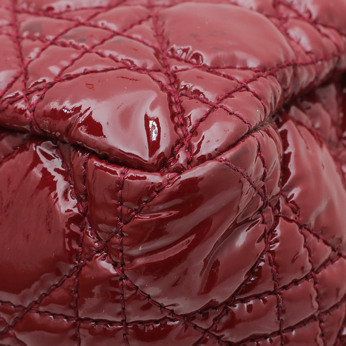 Christian Dior Red New Lock Flap Chain Bag-Christian Dior-THE CLOSET