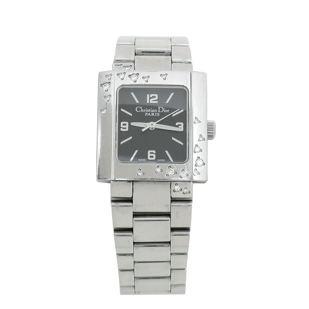 Christian Dior Stainless Steel Diamond Riva Watch