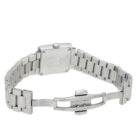 Christian Dior Stainless Steel Diamond Riva 24.5mm Watch