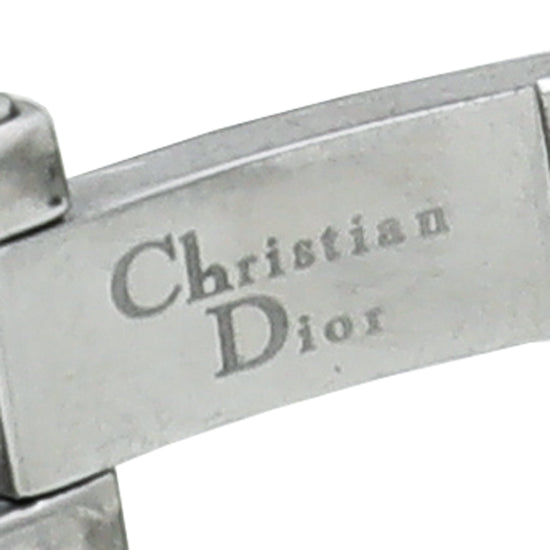 Christian Dior Stainless Steel Diamond Riva 24.5mm Watch