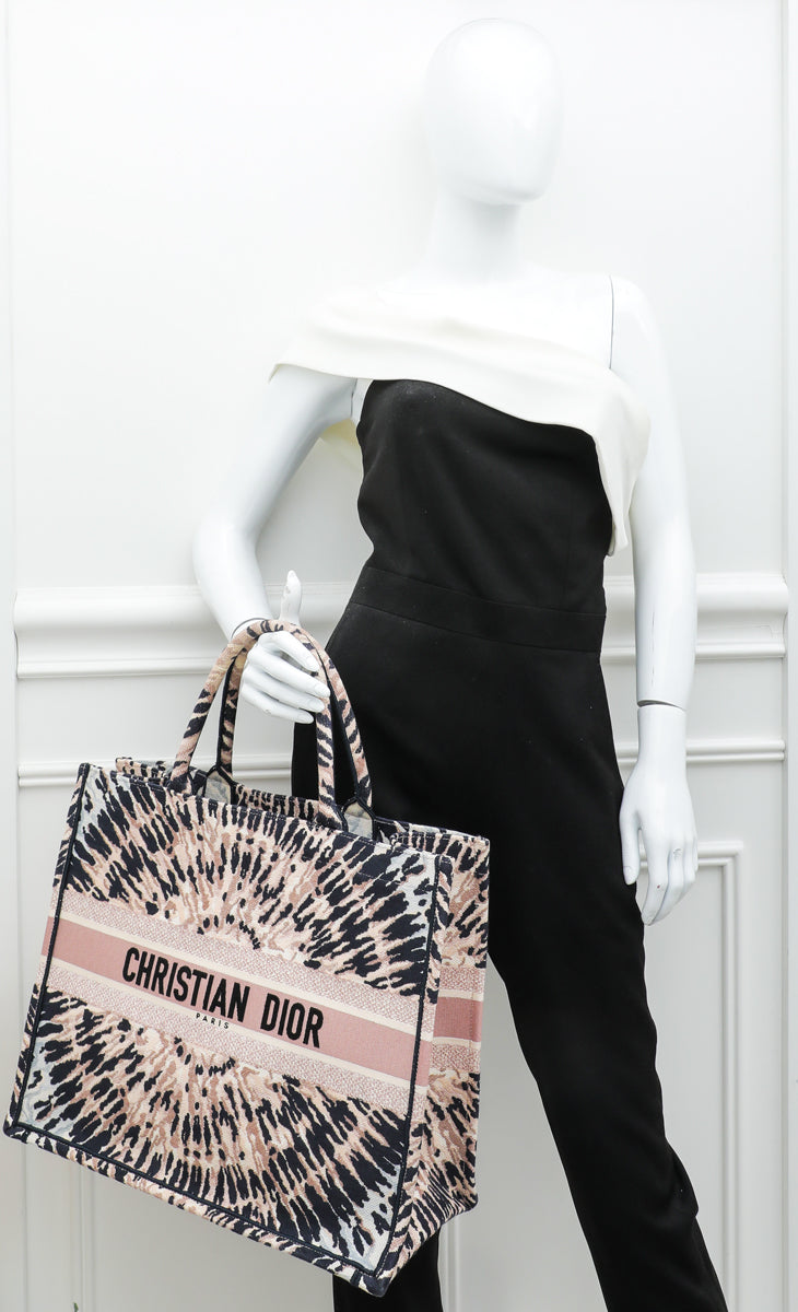 Christian Dior Multicolor Tie Dye Book Tote Large Bag-Christian Dior-THE CLOSET