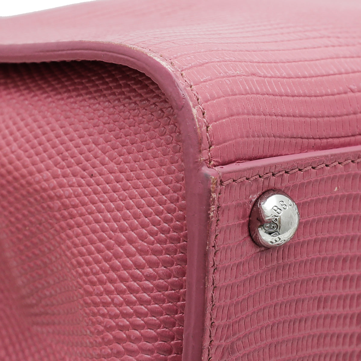 Dolce & Gabbana Pink Lizard Embossed D&G Miss Monica Bag – THE CLOSET