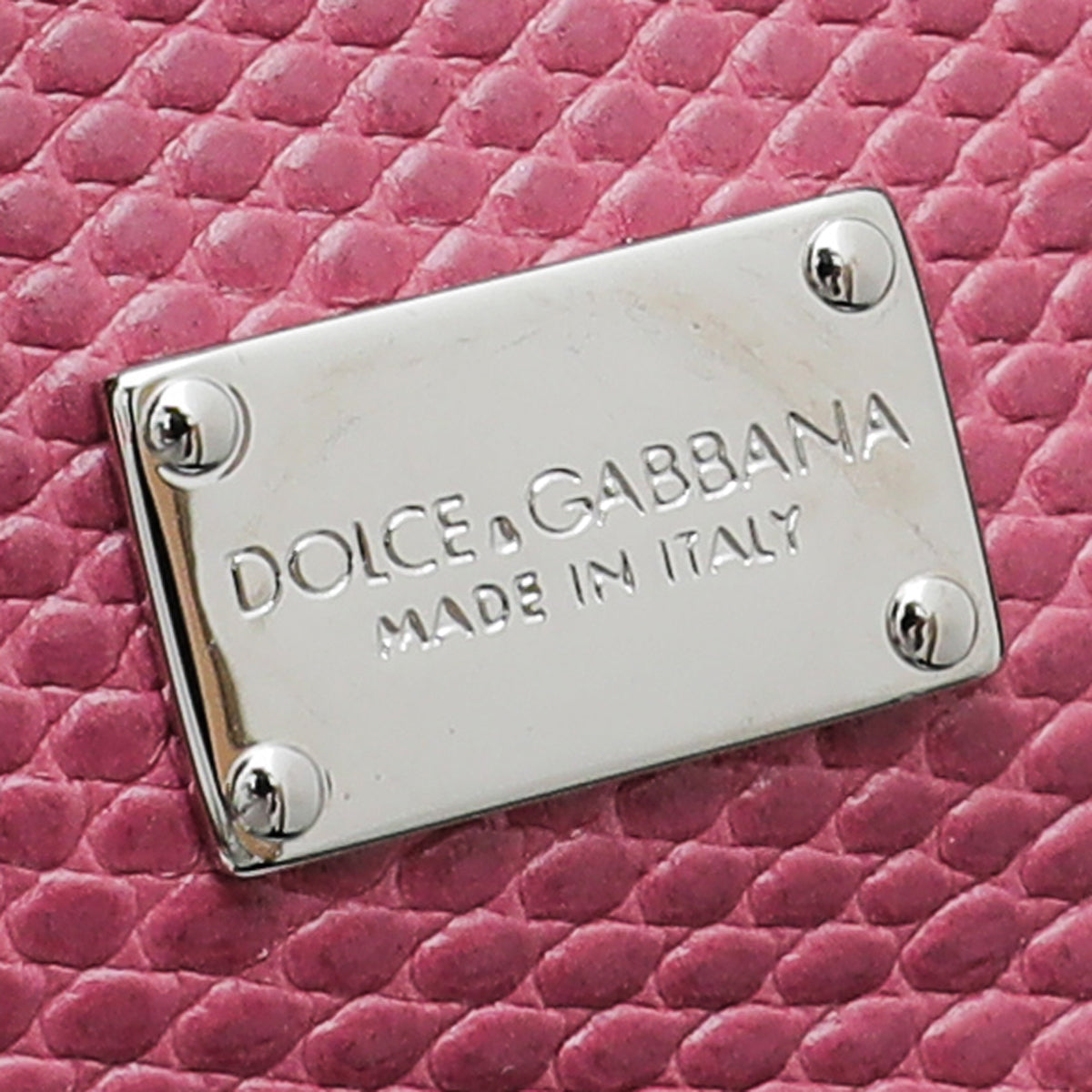 Dolce & Gabbana Pink Lizard Embossed D&G Miss Monica Bag – THE CLOSET