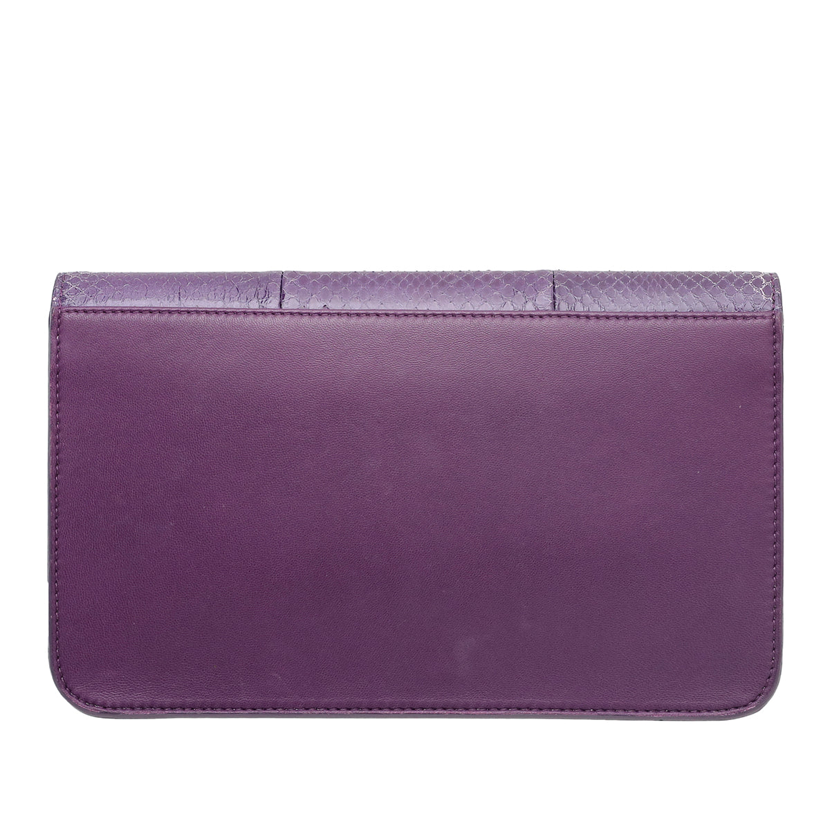 Fendi Purple 2Jours Envelope Clutch