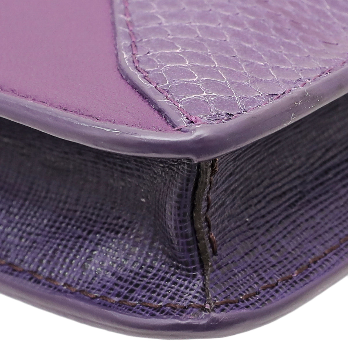 Fendi Purple 2Jours Envelope Clutch-Fendi-THE CLOSET